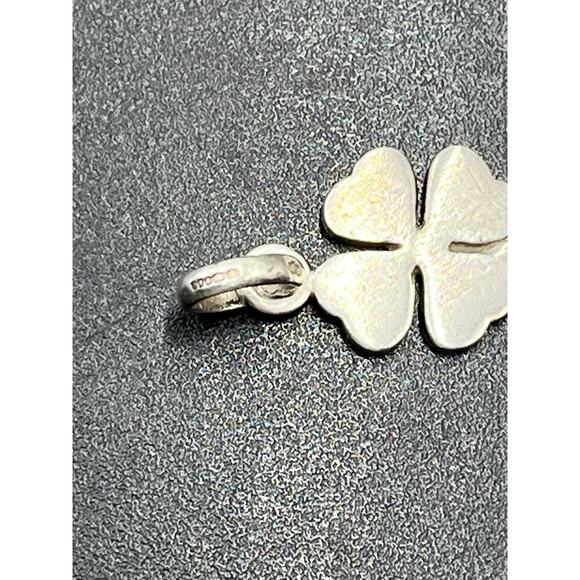 Links of London Sterling Silver Lucky Four Leaf Clover Charm Logo Stamped 925 - Picture 8 of 9